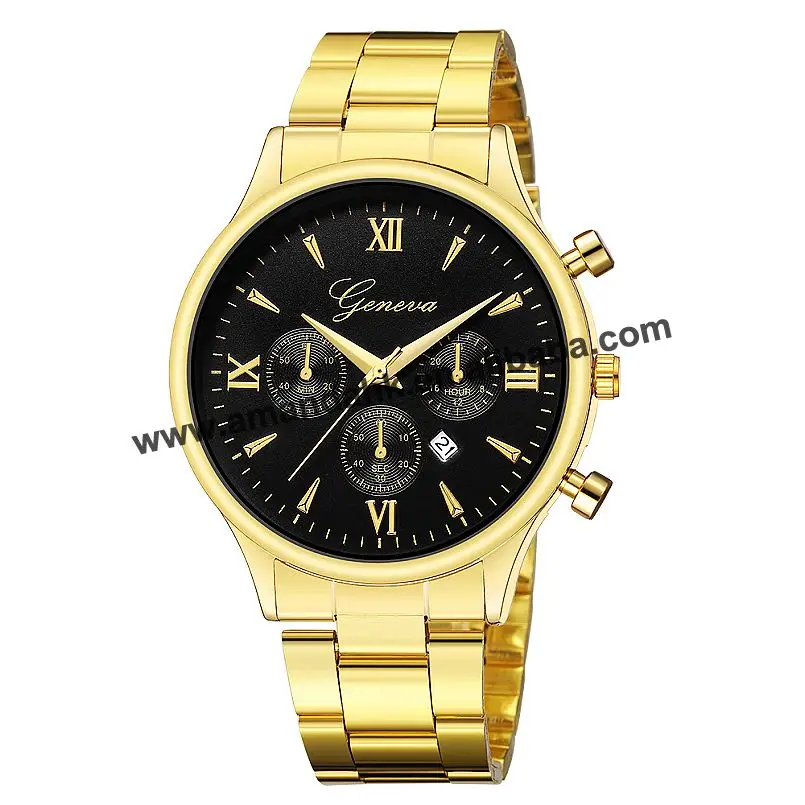 Fashion Alloy Man Sport Watches Round Analog Quartz Dress Men Wrist Watch Casual Women Date 648 | Наручные часы