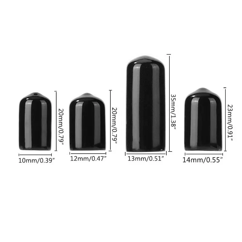 Billiard Cue Tip 5pcs 10/12/13/14mm Plastic Pool Cue Tip Protector Indoor Club Pub Family Game Snooker Billiard Accessories
