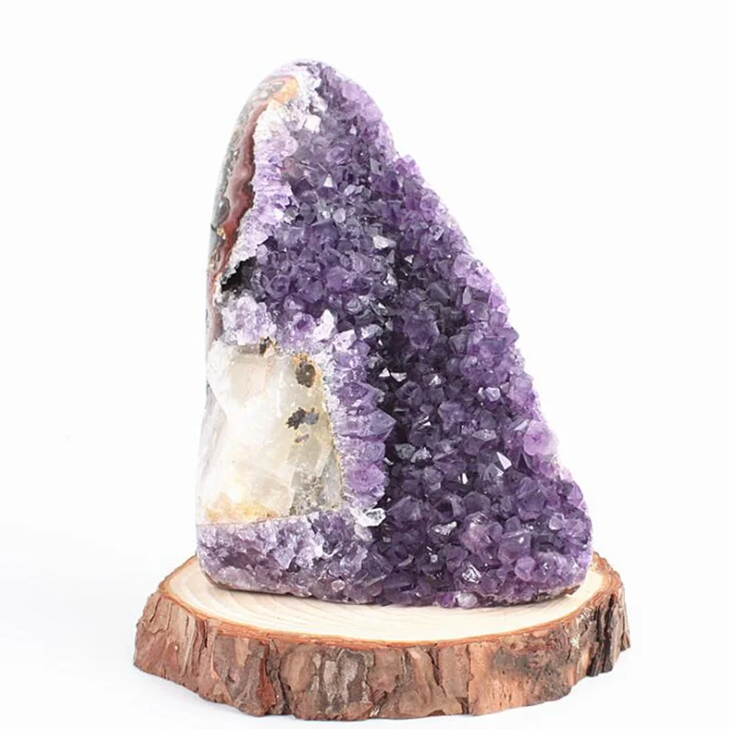 

Large Particle Crystal Cluster Mineral Amethyst Stone Healing Degaussing Irregular Brazilian Crystal Stone Rafts Souvenir