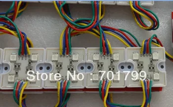 

promotion!!! 20pcs/stand 5050 SMD LED RGB module,DC12V input,with plastic case