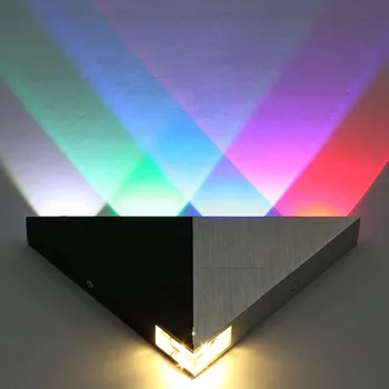 

Modern 5W High Power 5 LED Up Down Wall Lamp Spot Light Sconce Lighting (5 Color)warm white or cold white 3 years warranty