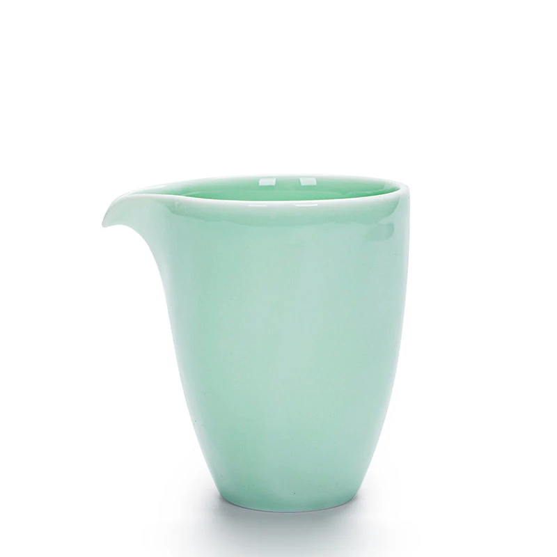 02 Celadon penguin shaped fair cup Cha hai, китайские кунг-фу чайный сервиз чай аксессуары ручной работы GongDao горшок - Цвет: 02