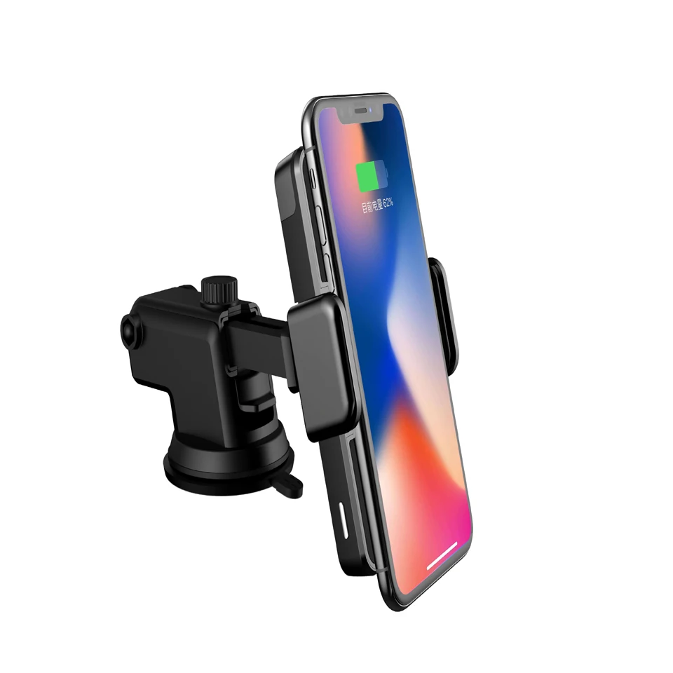 Wireless Car Charger Mount,  10W Charge for Samsung Galaxy S8S7 Edge,  Standard Charge for iPhone X, 8Plus and Qi Enabled Devics