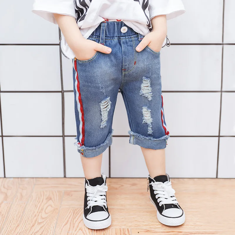 Boys Jeans Pants Children Clothing Summer New Baby Boys Trousers Kids