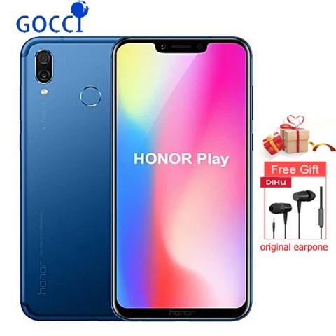Global ROM Original 6 3 inch HUAWEI honor Play Kirin 970 Octa Core 4GB ROM 64GB RAM Mobile Phone 2340x1080 Quick Charger 9V 2A
