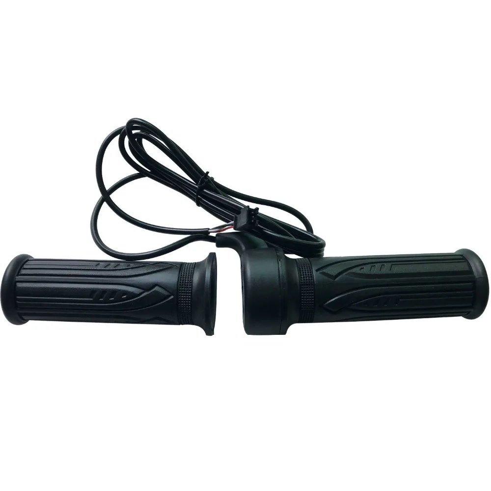 Discount CSC Electric Bicycle Twist Throttle 24/36/48/60/72V eBike Throttle Electric bike Twist Throttle Speed Parts 1