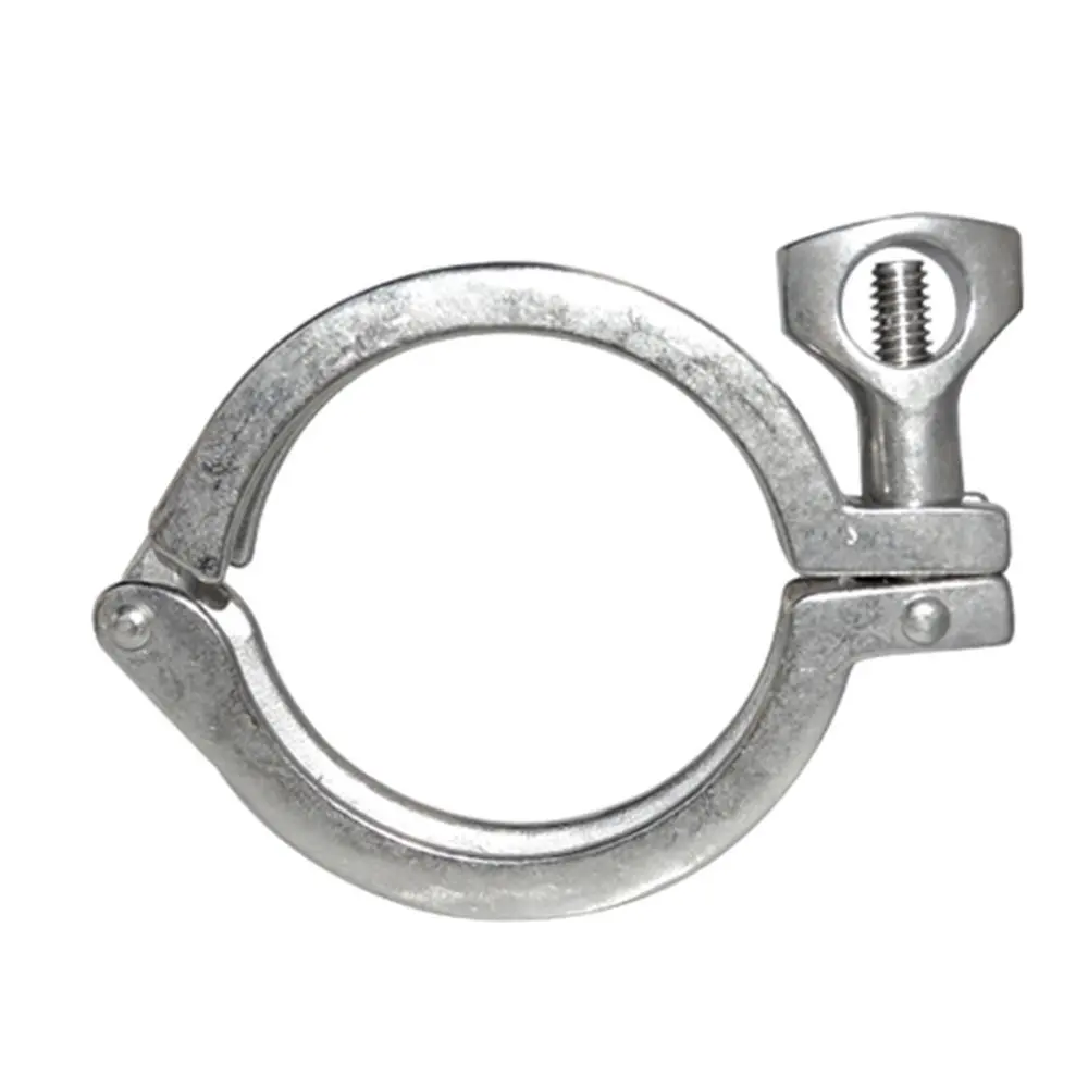 4" Stainless Steel Sanitary Tri Clamp Fits 119mm OD Ferrule