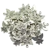 30 Tibetan Silver Color Angel Charms Pendants Angels Watching over me Jewelry DIY 1