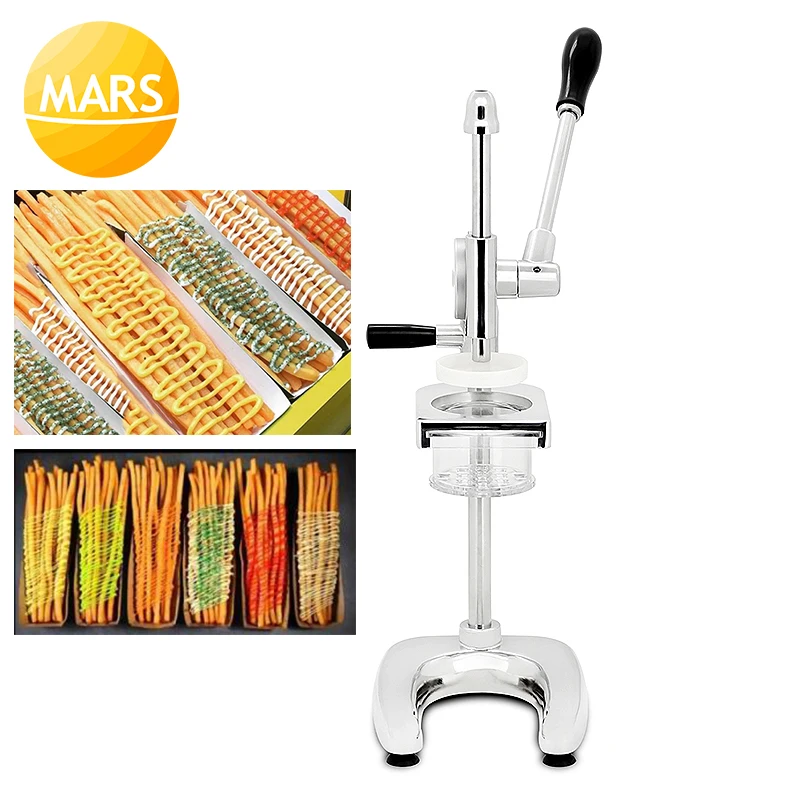 

Super Long Fries Presser Machine 30cm Super Long Fries Chips Maker Machine Footlong Mashed Potatoes Fried Chips Extruders