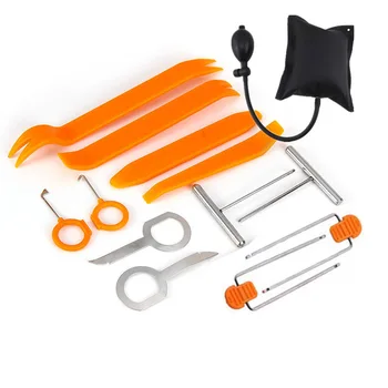 

Universal Open Pry Tools Kit Panel Removal Dash Door Radio +Gasbag for Car