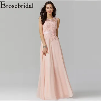 

Lace Chiffon Evening Dress Long Party Dress Formal Dresses Evening Gown Sheer Neck with Lace Bodice Robe Soiree