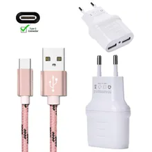 Зарядное устройство 5 В 2A адаптер 1 м usb type C кабель для зарядки Xiaomi Mi 9 huawei mate 20 9 10 Pro P30 p20 p10 plus honor V20 V10
