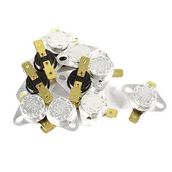 

10 x 250V 10A 145 Celsius NC Normal Close Thermostat Temperature Thermal Switch