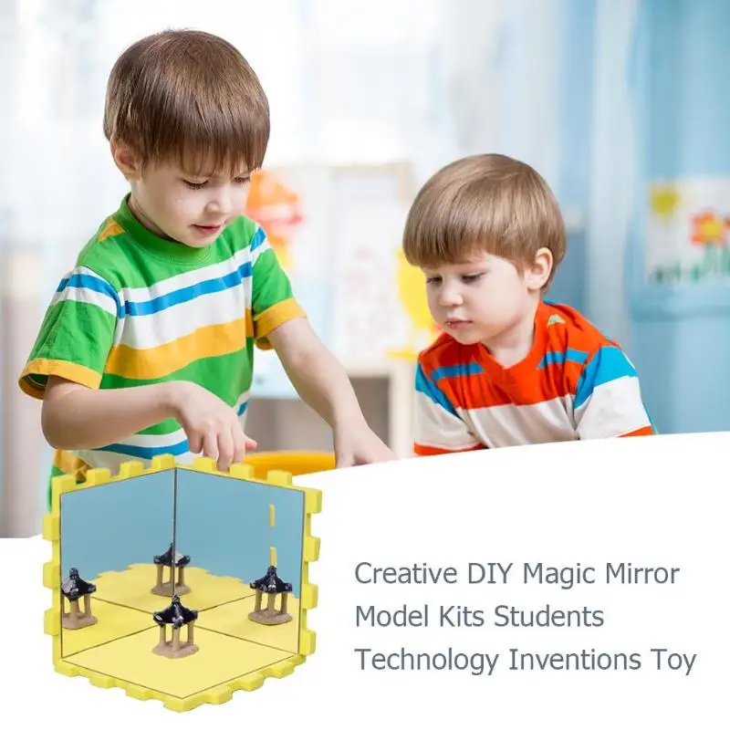 Творческий DIY волшебное зеркало модель наборы студентов технология изобретения игрушка обучения Развивающие Игрушки для развития подарки