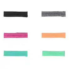 Лидер продаж воздействия Спорт Йога тренажерный зал стрейч повязка эластичность глава полоса волос пот Sweatband мужские Для женщин