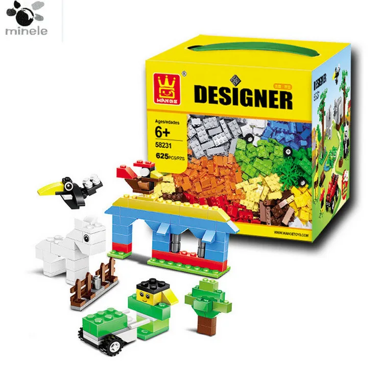 625 Pcs Building Blocks City DIY Creative Bricks Toys For