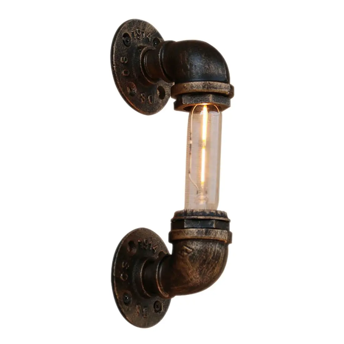 

BG828 retro industrial simple 110V-240V antique iron pipe small wall lamp loft light bar retro European and American cafe deco