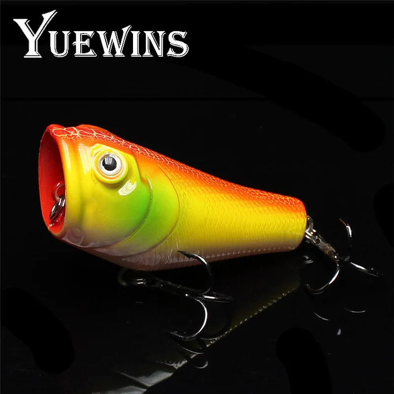 

Yuewins 5cm 7.9g Popper Fishing Lure isca artificial Fishing Bait Crankbait Wobblers 6# Hooks Floating Crankbait Carp Pike QA239