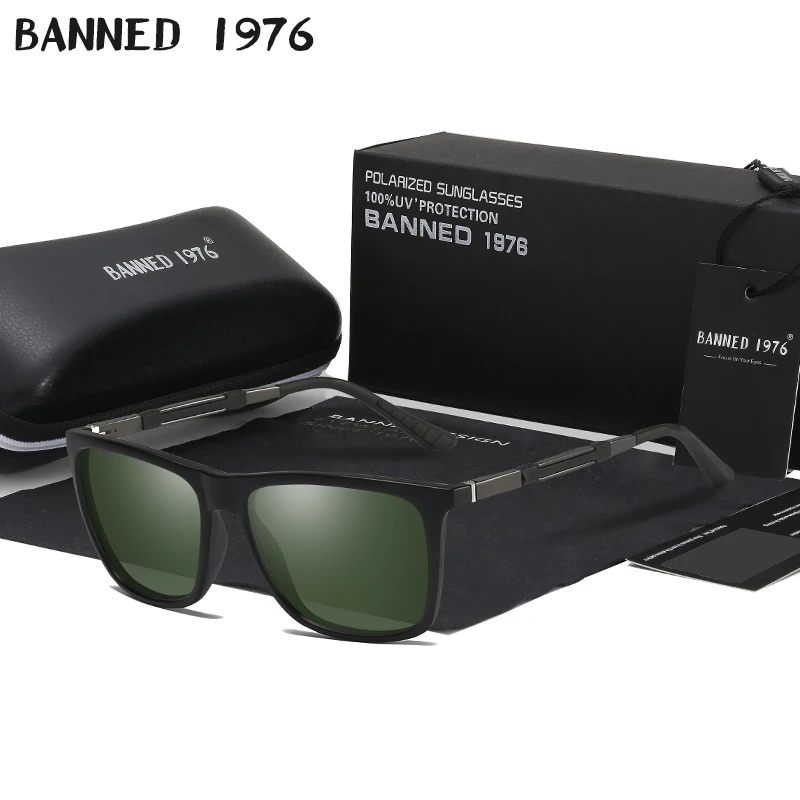 

2019 BRAND DESIGN Classic Polarized Sunglasses Men Women Driving Square Frame Sun Glasses Male Goggle UV400 man Oculos De Sol