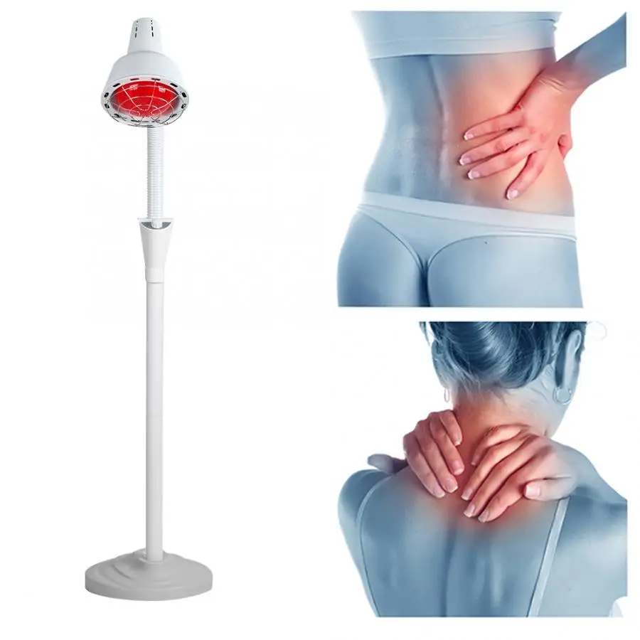 

Micro Needle Roller Adjustable Infrared Light Heating Therapy Floor Stand Beauty Treatment Lamp Jade Roller