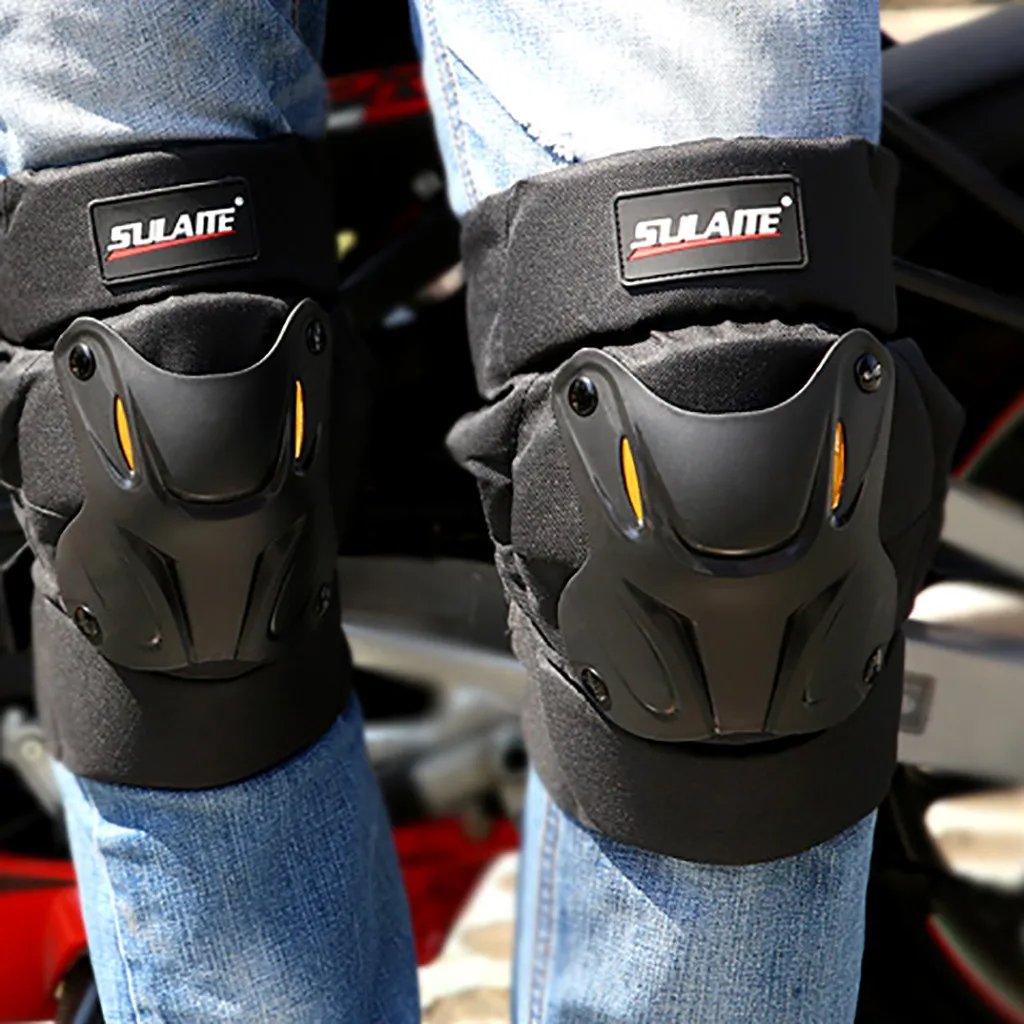 

Racing Knee Pads Motorcycle Motocross Racing Knee Pads Protector Guards Armor Gear Cycling Brace D21