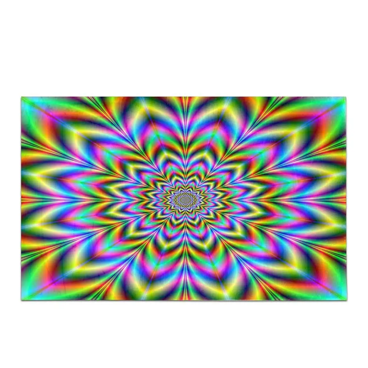 Psychedelic Цветочный Коврик для ванной и душевой коврик нескользящий|Коврик| |