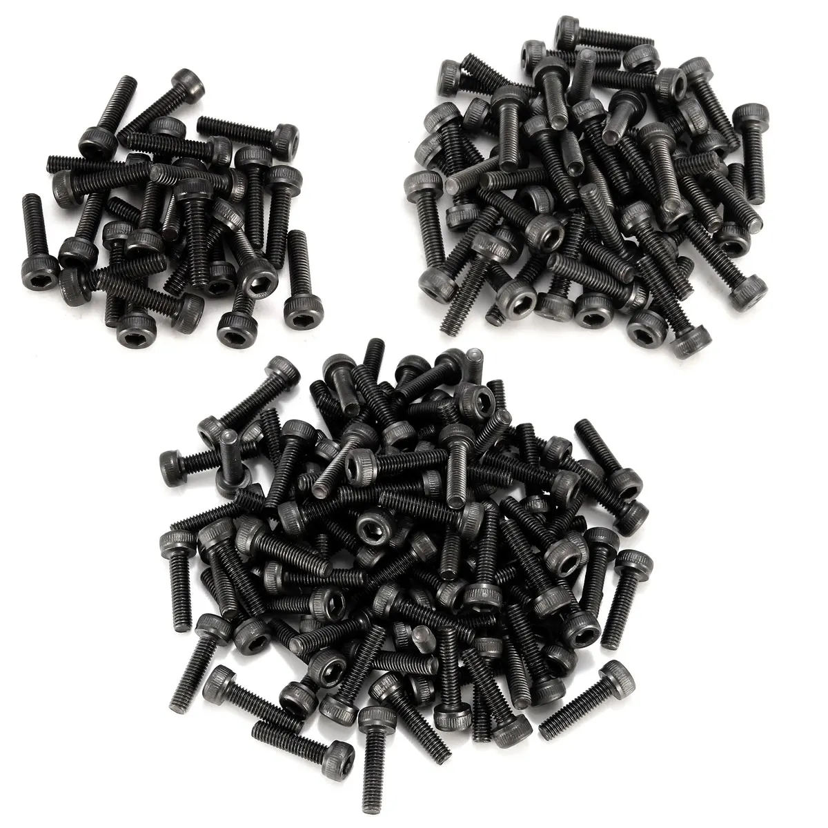 

25/50pcs Metric Thread M3x12mm Hexagon Hex Socket Cap Head Steel Screw Bolt