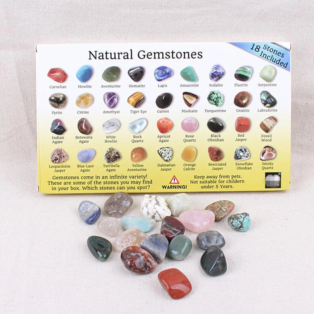 Rock & Mineral Collection PK561-3 Geology Science Kit Earth Science Toy - Pack Of 18