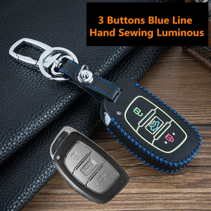 Luminous-Remote-Car-Key-Case-Cover-For-Hyundai-IX25-IX35-I20-I30-I40-hb20-Santa-Fe (4)