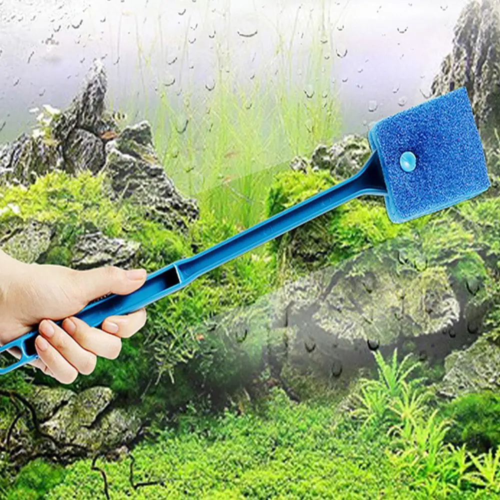 1Pcs Aquarium Glass Algae Cleaner Glass Plant Aquarium Fish Tank 2 Head