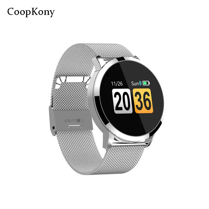 

Coopkony Smart Watch OLED Color Screen Smartwatch Men Women Fashion Fitness Tracker Heart Rate Blood Pressure Wearable Devices
