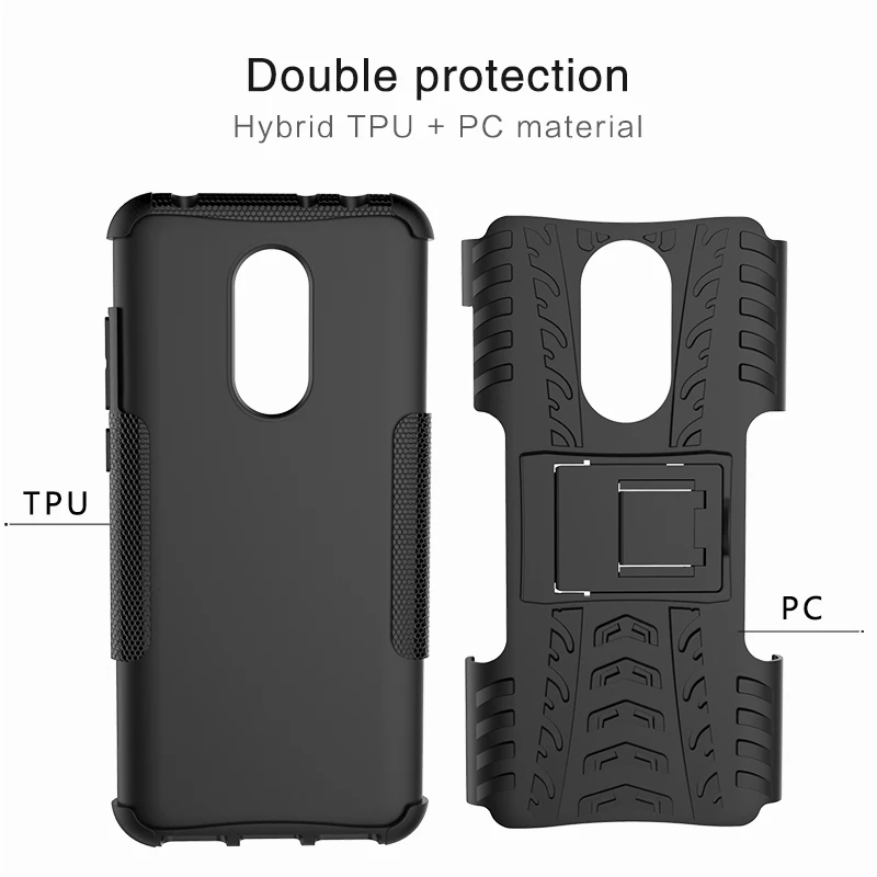 Case for Xiaomi Redmi 5 Plus 4X 5A Mi A1 ShockProof TPU PC Phone Stand Phone Case Xiomi Redmi Note 4X 4Pro Note 5A 5Pro 4 Covers Case for Xiaomi Redmi 5 Plus 4X 5A Mi A1 ShockProof TPU PC Phone Stand Phone Case Xiomi Redmi Note 4X 4Pro Note 5A 5Pro 4 Covers