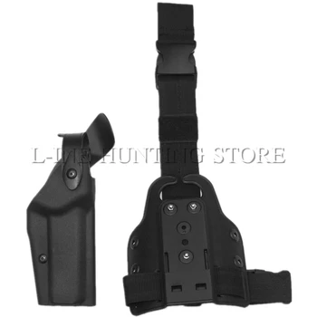 

Colt 1911 Tactical Pistol Drop Leg Holster Outdoor Shooting Gun Pouch Military Hunting Accessory