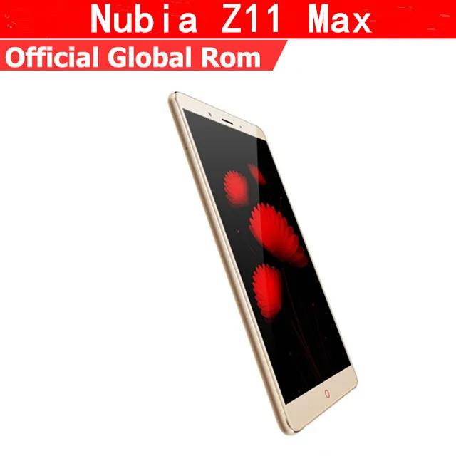 

Original ZTE Nubia Z11 Max 4G LTE Mobile Phone Android 5.0 6.0" FHD 1920X1080 4GB RAM 64GB ROM 16.0MP 4000mAh Fingerprint