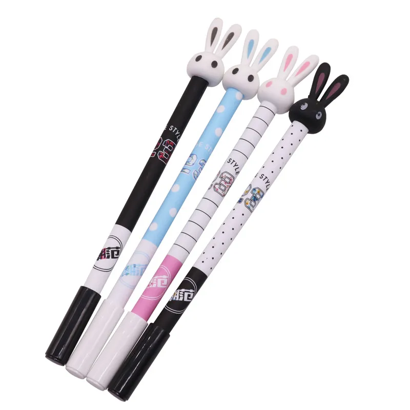 Милый маленький кролик подходит 4 шт. чернил можно стереть гелевую ручку синий