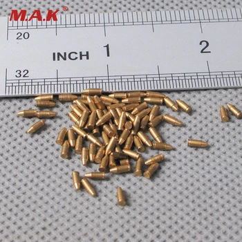 

5 pieces/set 1/6 Scale MP40 Copper Bullets Pistol Bullets Model Parabellum 9mm For 12" Action Figure Toys Accessory