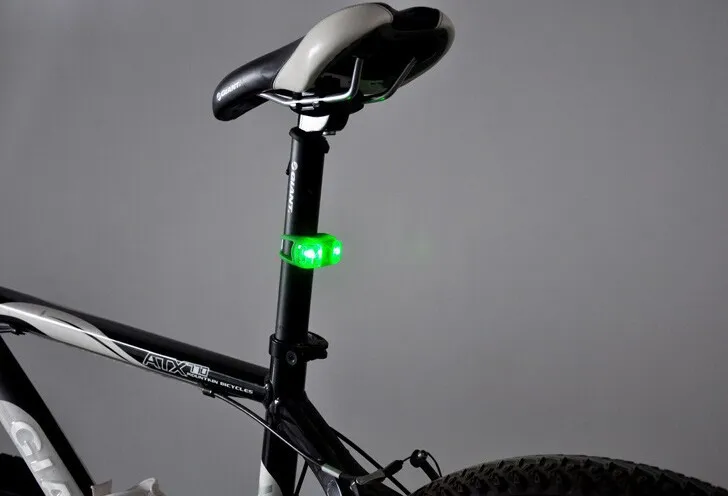 Cheap 1pcs Mini Waterproof Silicone mountain Bike Light Cycling Beetle Warning lights Front Rear Tail Lamp Bicycle light BL8023 1