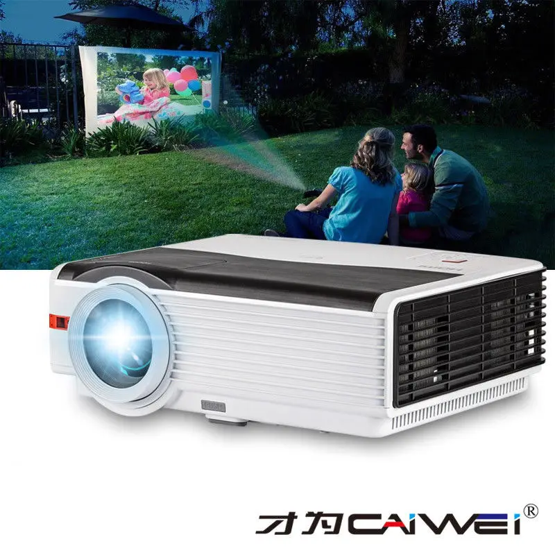

5000 Lumens LED Home Cinema Projector Mobile Proyector Full HD Video Beamer HDMI VGA USB For Smartphone PC Laptop Xbox iPhone