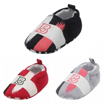 

2018 Toddler Infant Baby Shoes Casual Sneaker Patchwork Slip-On Soft Sole Crib Shoes First Walkers 0-18M Q1