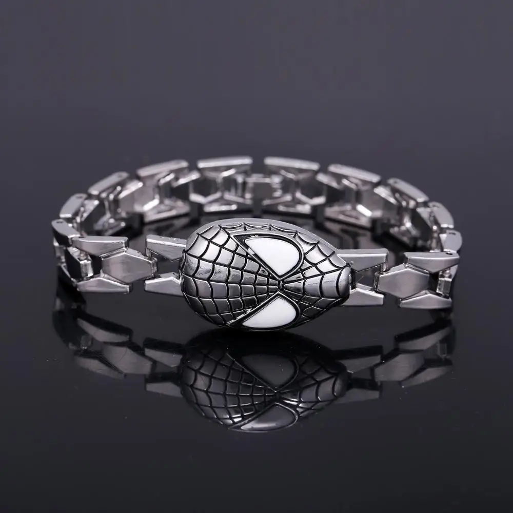 

MOSU Spiderman Alloy Bracelets Cosplay Accessories Metal Bangle Drop-shipping