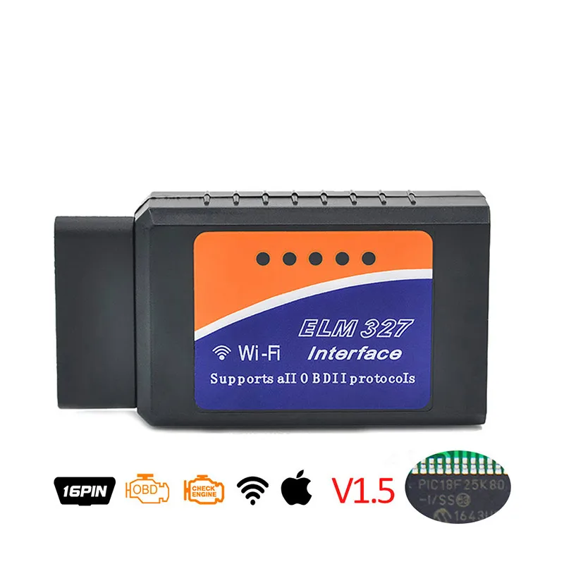 ELM 327 Код Reader сканирования PIC18F25K80 чип ELM327 V1.5 Bluetooth Wi Fi OBD2 Авто диагностический