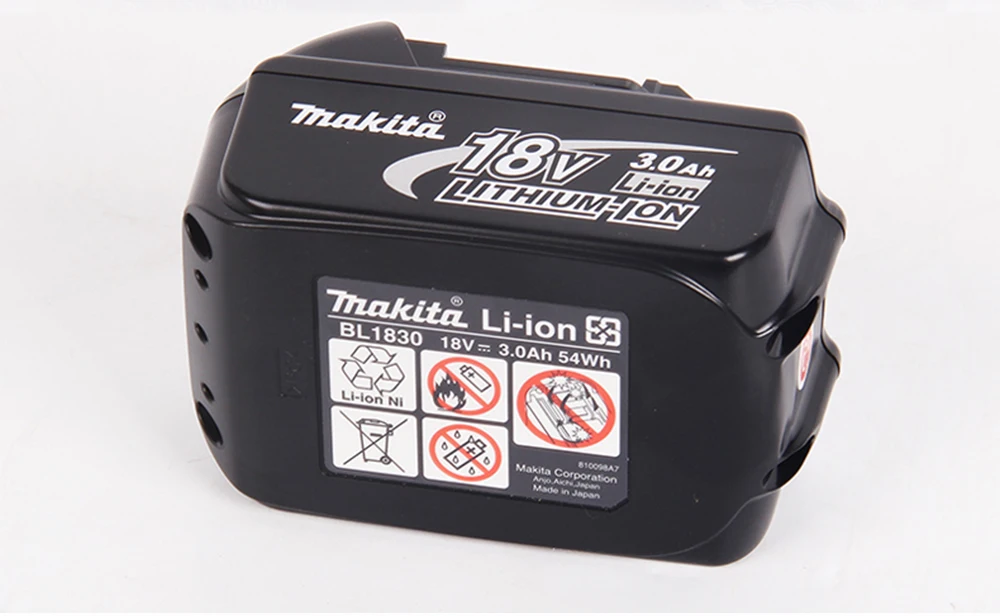 Япония Makita 18 В литиевая батарея BL1830/40/50B зарядка электроинструмент аксессуары батарея BL1815N заряд дисплей