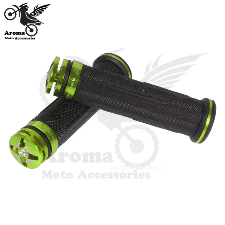 8 цветов доступны 7/8 ''22 мм мотоциклетные рукоятки moto rbike рукоятка руля moto cross ATV внедорожный мото грязь коррозию с байк-скутера - Цвет: Армейский зеленый
