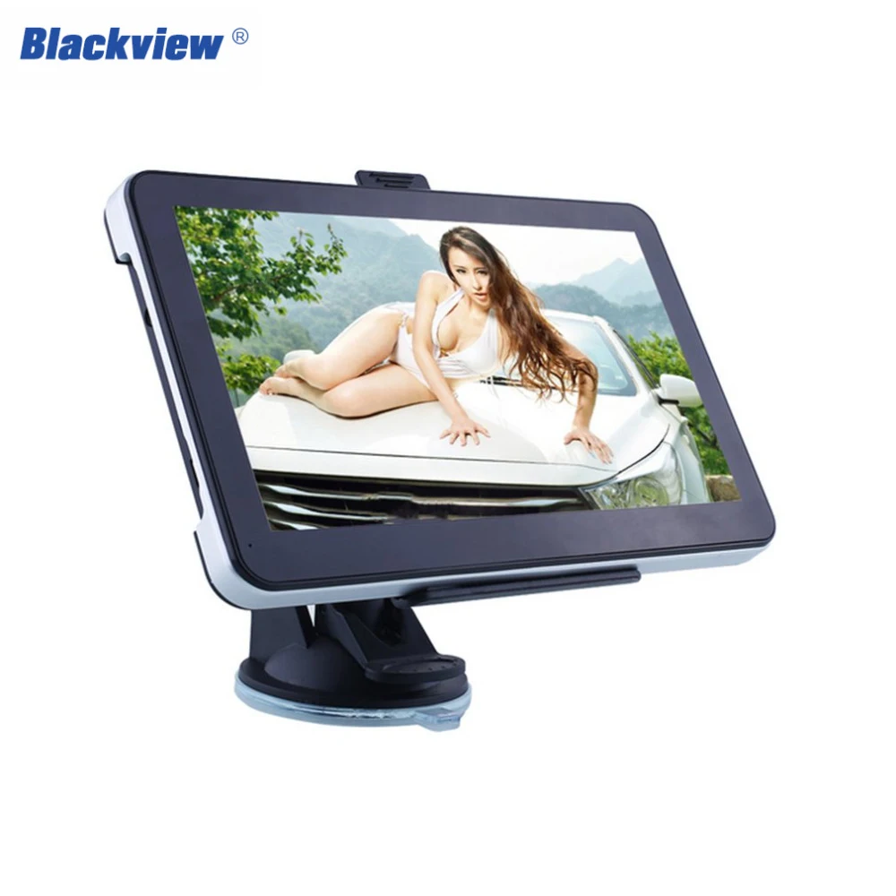 

Blackview 7 inch Touch screen Car Truck GPS Intelligent Navigation Bluetooth 8GB Wired Reversing View Camera LED Light Sun shade