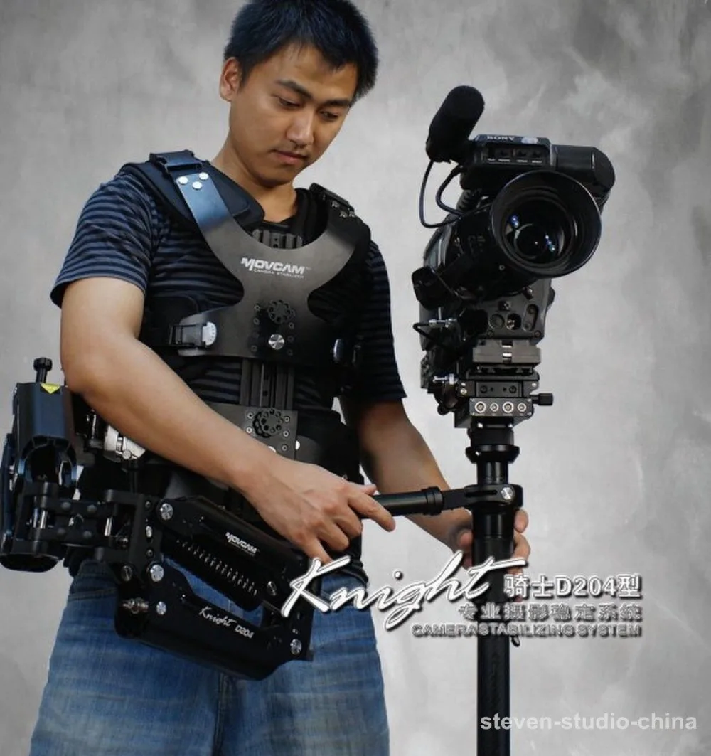 MOVCAM Knight D204 DSLR steadicam load 16kg Stabilizer + Arm + Vest RED
