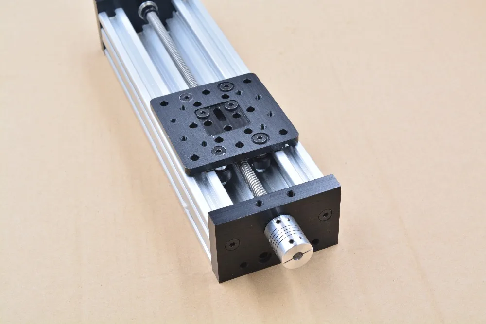 Funssor 8 мм свинцовый винт Z axis diy c beam CNC скользящий стол для перемещения 250/300/400
