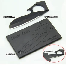 50 шт./лот Кредитная карта палец ножи Olecranon Орел Складной Безопасный нож Открытый Отдых выживания карманный кошелек edc инструмент