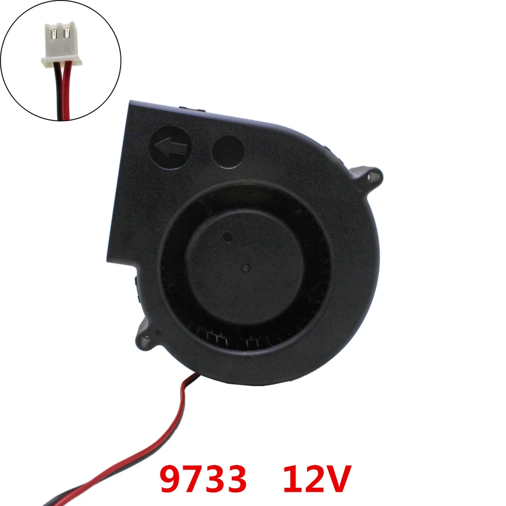 9733 blower Cooling fan DC 12V Brushless Fans cooling centrifugal Turbo Fan cooler radiator heat dissipation цена 9733 blower Cooling fan DC 12V Brushless Fans cooling centrifugal Turbo Fan cooler radiator heat dissipation цены онлайн