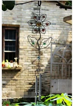 Free shipping,Home&Garden gardening store.wind chimes.ZAKKA grocery retro old wrought iron decorative ornaments Charm Campanula
