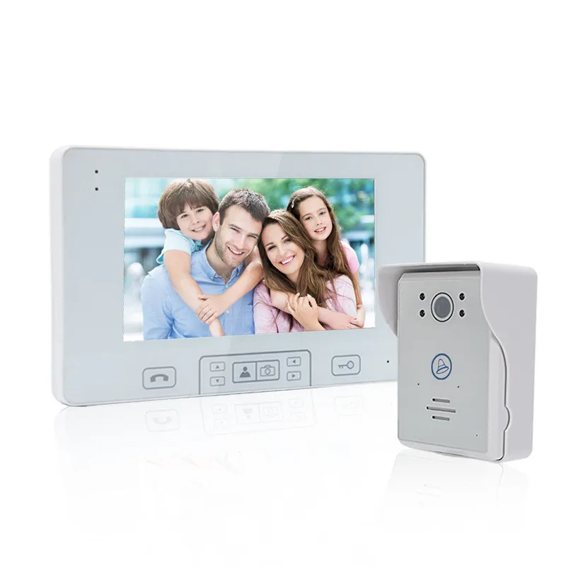 7 Inch Digital Wireless Video Door Phone Smart IP Video Intercom System Doorbell Camera Support Remote Unlock Touch Key 7 Inch Digital Wireless Video Door Phone Smart IP Video Intercom System Doorbell Camera Support Remote Unlock Touch Key